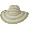 Tommy Bahama Stripe Lurex Toyo Straw Swinger Hat -ChicHeadwear Haven 473660