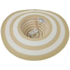 Tommy Bahama Stripe Lurex Toyo Straw Swinger Hat -ChicHeadwear Haven 473666