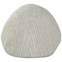 Striped Linen And Cotton Duckbill Ivy Cap - Beige
