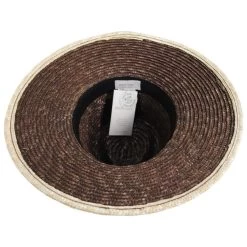Joanna Festival Wheat Straw Fedora Hat -ChicHeadwear Haven 474041