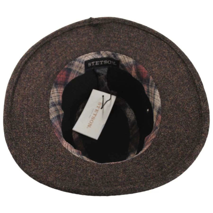 Stetson Hoagy Wool Blend Safari Fedora Hat 5 Stetson Hoagy Wool Blend Safari Fedora Hat - Image 3