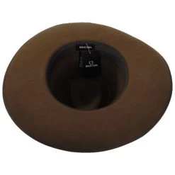 Reno Wool Felt Fedora Hat - Coffee -ChicHeadwear Haven 474636