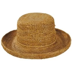 Scala Twisted Raffia Straw Boater Hat -ChicHeadwear Haven 474849