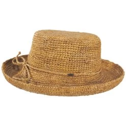 Scala Twisted Raffia Straw Boater Hat -ChicHeadwear Haven 474852