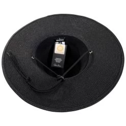 Mitch Toyo Braid Lifeguard Hat - Black -ChicHeadwear Haven 475002