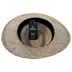 Aloha Seagrass Straw Fedora Hat - Natural/Red -ChicHeadwear Haven 475020