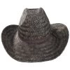 Houston Rush Straw Cowboy Hat - Toffee -ChicHeadwear Haven 475061