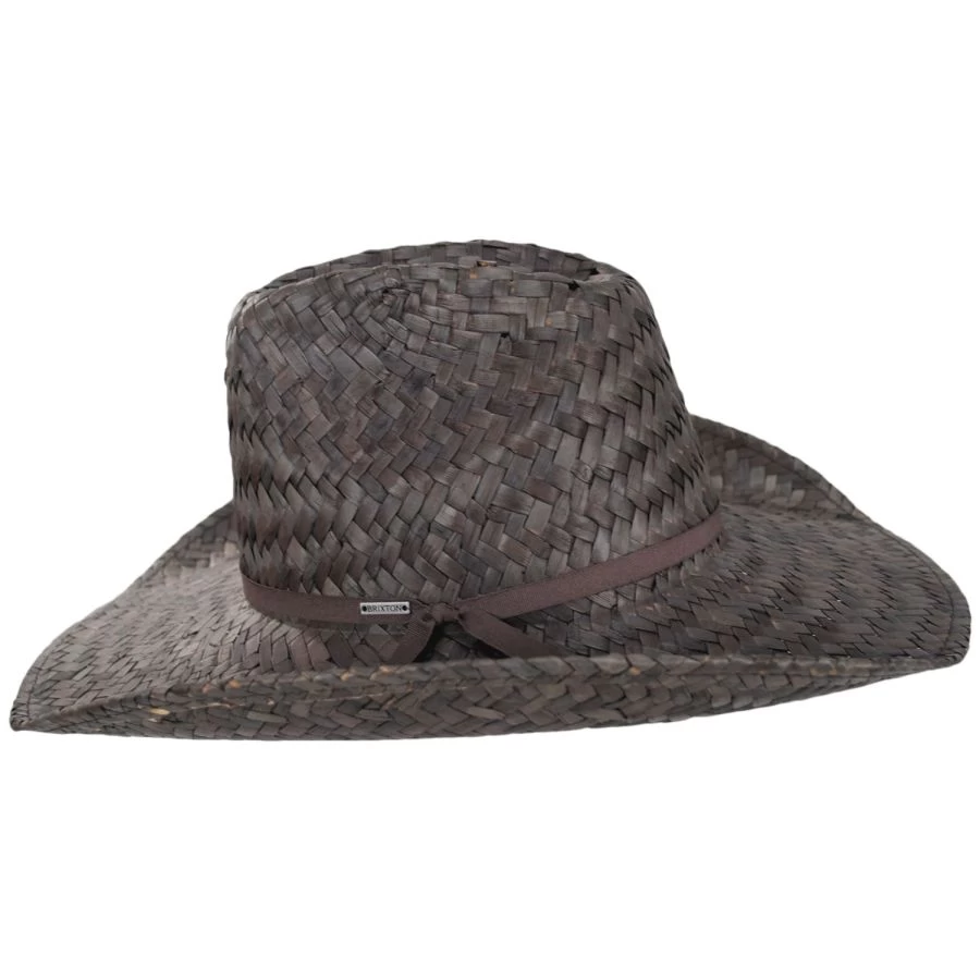 Houston Rush Straw Cowboy Hat - Toffee 4 Houston Rush Straw Cowboy Hat - Toffee - Image 2
