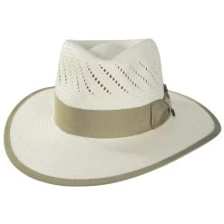 Bandera Reserve Shantung Straw Fedora Hat