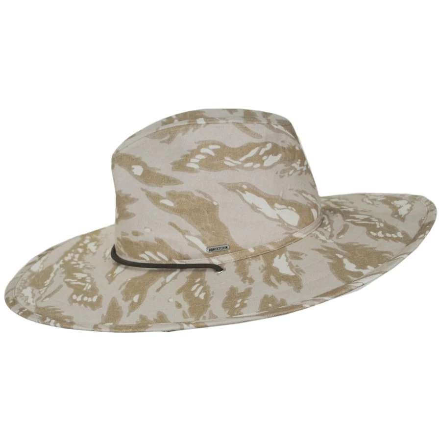 Field Cotton Camouflage Aussie Sun Hat 4 Field Cotton Camouflage Aussie Sun Hat - Image 2