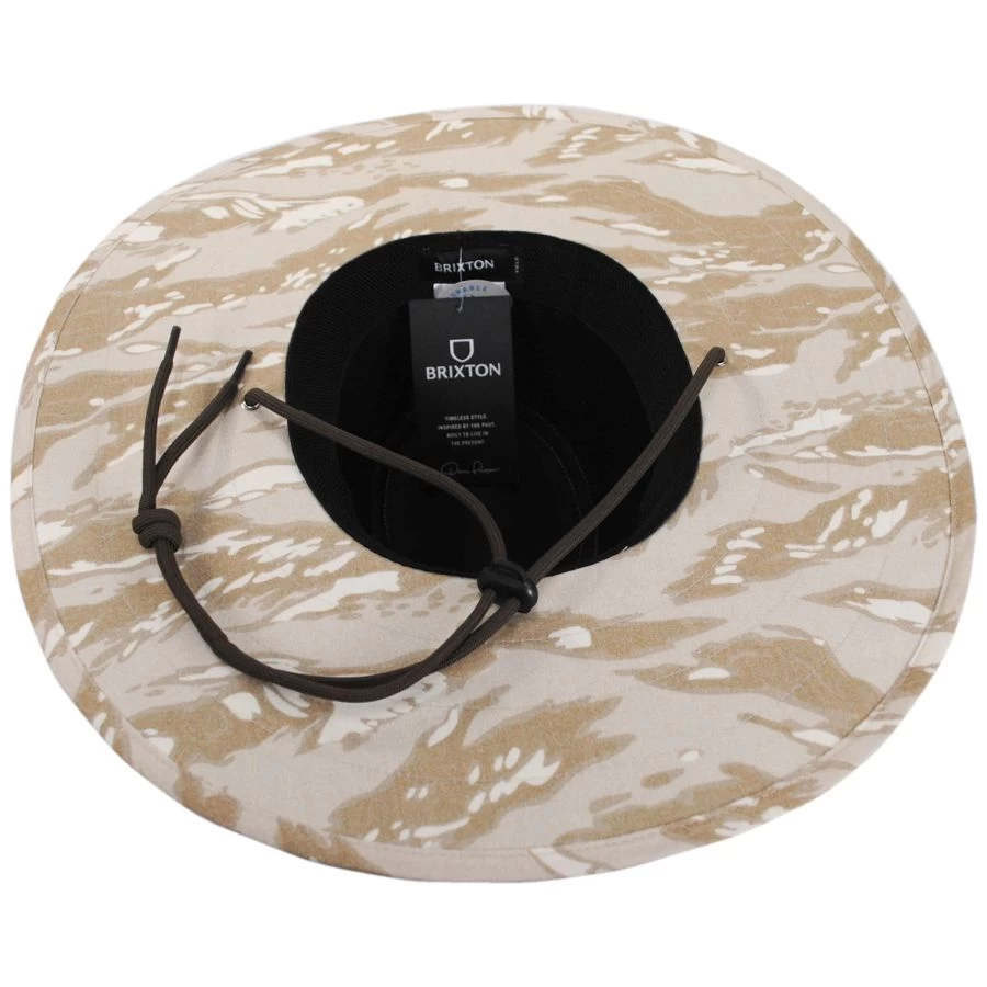 Field Cotton Camouflage Aussie Sun Hat 5 Field Cotton Camouflage Aussie Sun Hat - Image 3