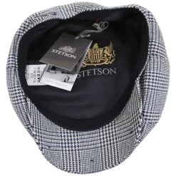 Stetson Silk And Cotton Glencheck Plaid Newsboy Cap -ChicHeadwear Haven 475859