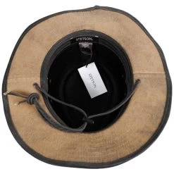 Stetson Buckthorn Weathered Canvas Outback Hat -ChicHeadwear Haven 476285