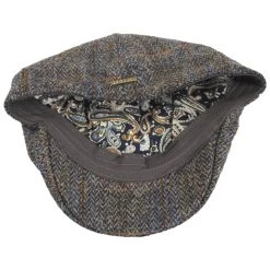 Stetson Specter Harris Tweed Wool Duckbill Ivy Cap -ChicHeadwear Haven 476534