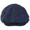 Stetson Saville Harris Tweed Wool Newsboy Cap -ChicHeadwear Haven 476555