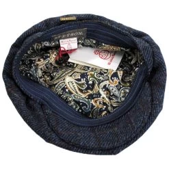 Stetson Saville Harris Tweed Wool Newsboy Cap 7 Stetson Saville Harris Tweed Wool Newsboy Cap -ChicHeadwear Haven 476561