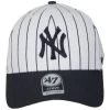 '47 BRAND New York Yankees Pinstripe MVP Strapback Baseball Cap