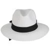 Back Bow & Tail Toyo Straw Safari Fedora Hat -ChicHeadwear Haven 477063