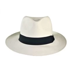 Novo Grade 8 Panama Straw Fedora Hat