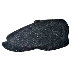 Donegal Marl Tweed Wool Newsboy Cap -ChicHeadwear Haven 57485