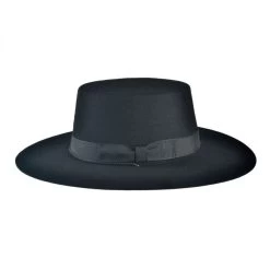 Made In The USA - Classics Wool Felt Bolero Hat 7 Made In The USA - Classics Wool Felt Bolero Hat -ChicHeadwear Haven 59177
