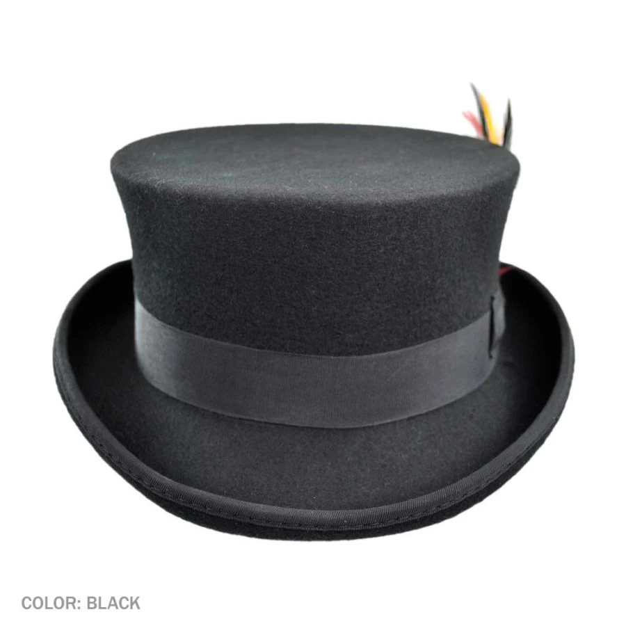 Deadman Wool Felt Top Hat 3 Deadman Wool Felt Top Hat