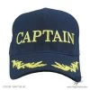 Captain Snapback Baseball Cap - Navy Blue