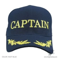 Captain Snapback Baseball Cap - Navy Blue
