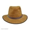 Nubuck Leather Safari Fedora Hat 1 Nubuck Leather Safari Fedora Hat -ChicHeadwear Haven 6884