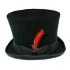Victorian Wool Felt Top Hat -ChicHeadwear Haven 7298