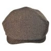 Square Bill Herringbone Wool Ivy Cap -ChicHeadwear Haven 73664
