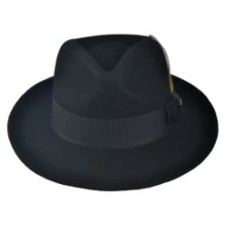 C-Crown Crushable Wool Felt Fedora Hat