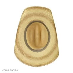 Nuts And Bolts Guatemalan Palm Leaf Straw Hat -ChicHeadwear Haven 74570