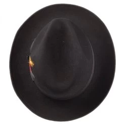 Pinch Crown Crushable Wool Felt Fedora Hat -ChicHeadwear Haven 76138