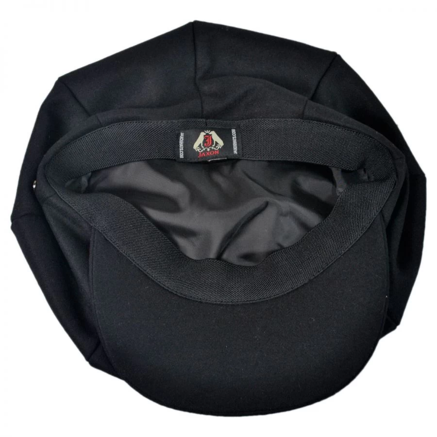 Wool Blend Solid Big Apple Cap 5 Wool Blend Solid Big Apple Cap - Image 3