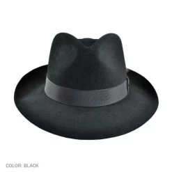 Stetson Downs Fur Felt Fedora Hat