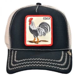 Goorin Bros Cock Mesh Trucker Snapback Baseball Cap - Black -ChicHeadwear Haven 85349