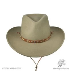 Stetson Santa Fe Crushable Wool Felt Western Hat