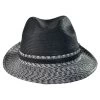 Bailey Mannesroe Polybraid Straw Fedora Hat