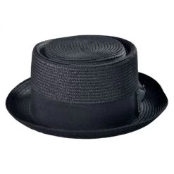 Toyo Straw Braid Pork Pie Hat