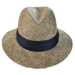 Seagrass Straw Safari Fedora Hat