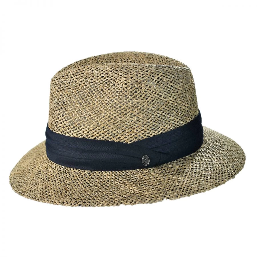 Seagrass Straw Safari Fedora Hat 4 Seagrass Straw Safari Fedora Hat - Image 2