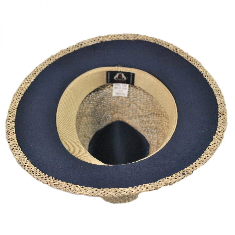 Seagrass Straw Safari Fedora Hat 5 Seagrass Straw Safari Fedora Hat - Image 3