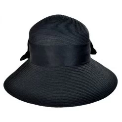Big Bow Toyo Straw Lampshade Hat