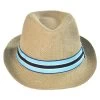 Kid's Jute Fedora Hat 1 Kid's Jute Fedora Hat -ChicHeadwear Haven 98872