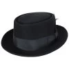 Bailey Jett Wool Felt Pork Pie Hat -ChicHeadwear Haven size 6 3 4 1