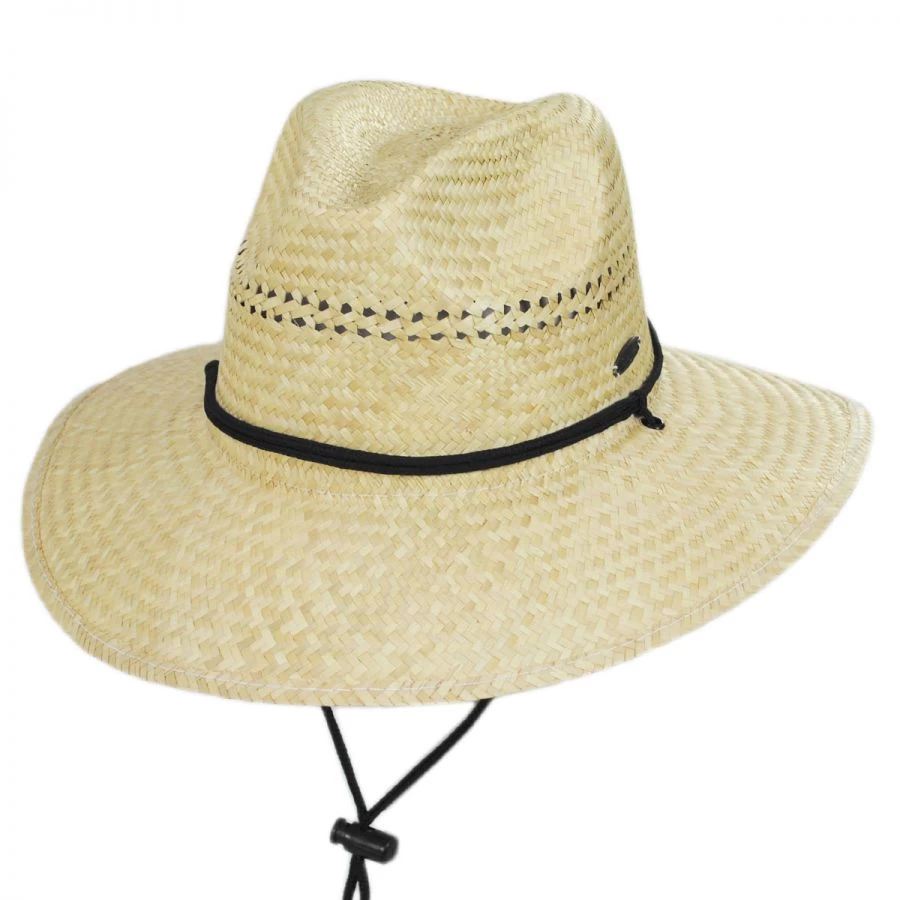 Panama Jack Aussie Palm Straw Lifeguard Hat 3 Panama Jack Aussie Palm Straw Lifeguard Hat