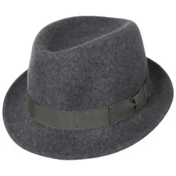 Bailey Wynn LiteFelt Wool Fedora Hat 7 Bailey Wynn LiteFelt Wool Fedora Hat -ChicHeadwear Haven size s 17
